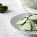 Cream Cucumber Salad